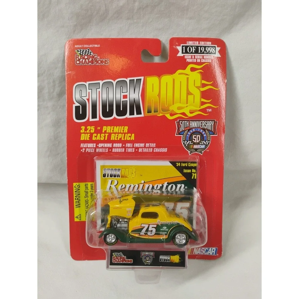 Racing Champions NASCAR Stock Rods #71 Remington Arms '34 Ford Coupe #75